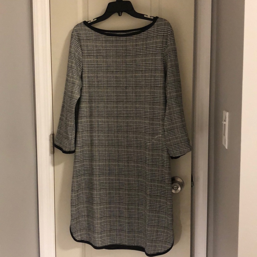 Max Studio Windowpane Dress